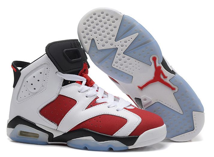 jordan white and red 6