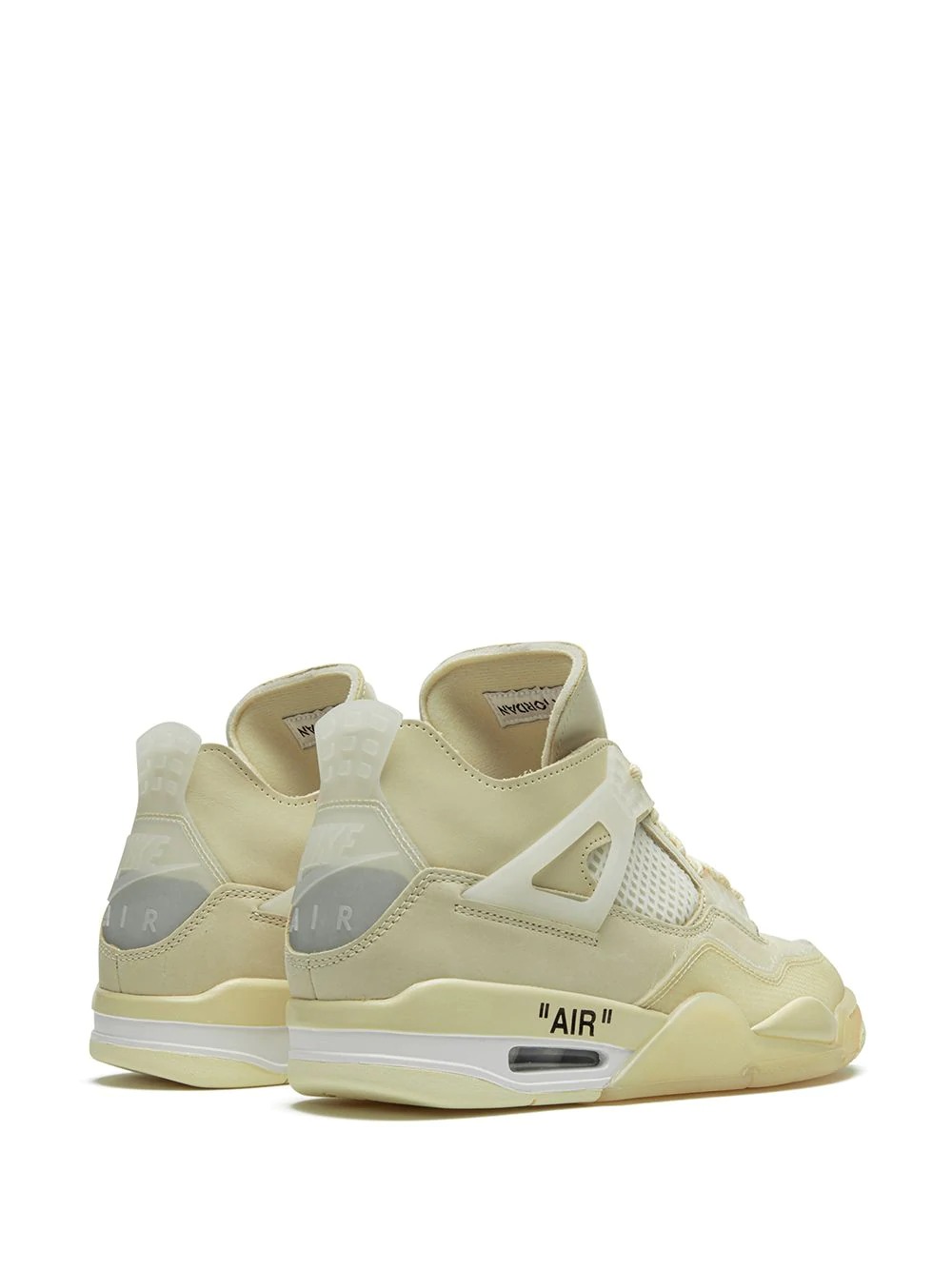 beige off white jordans